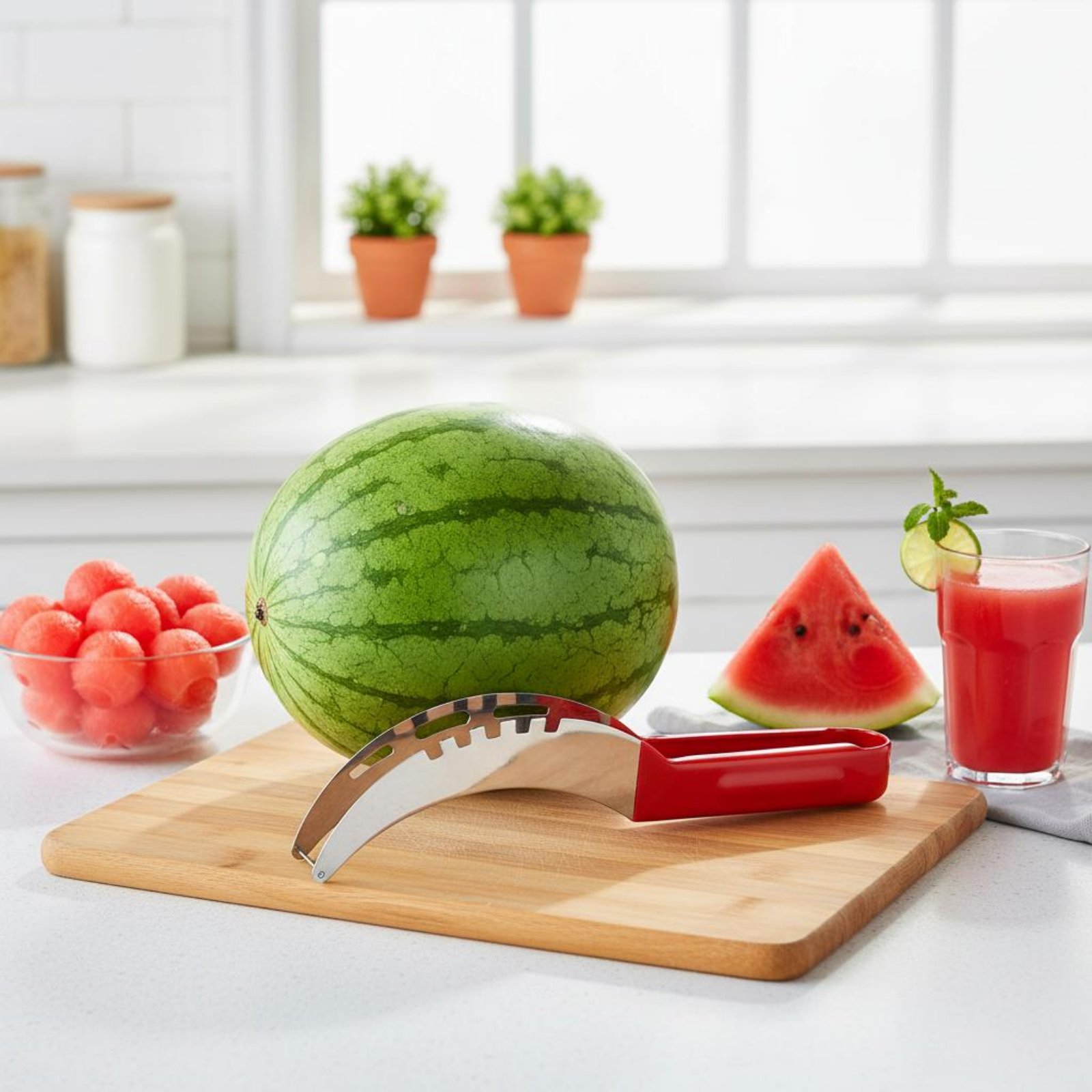 Kitchen Gadgets Usa - Watermelon Cube Cutter Food Grade Material