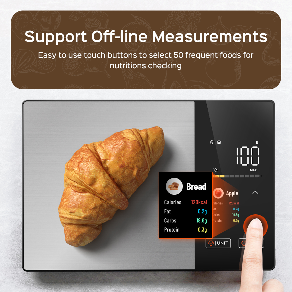 Digital Kitchen Scale - Smart Kitchen Scale Connects to Mobile