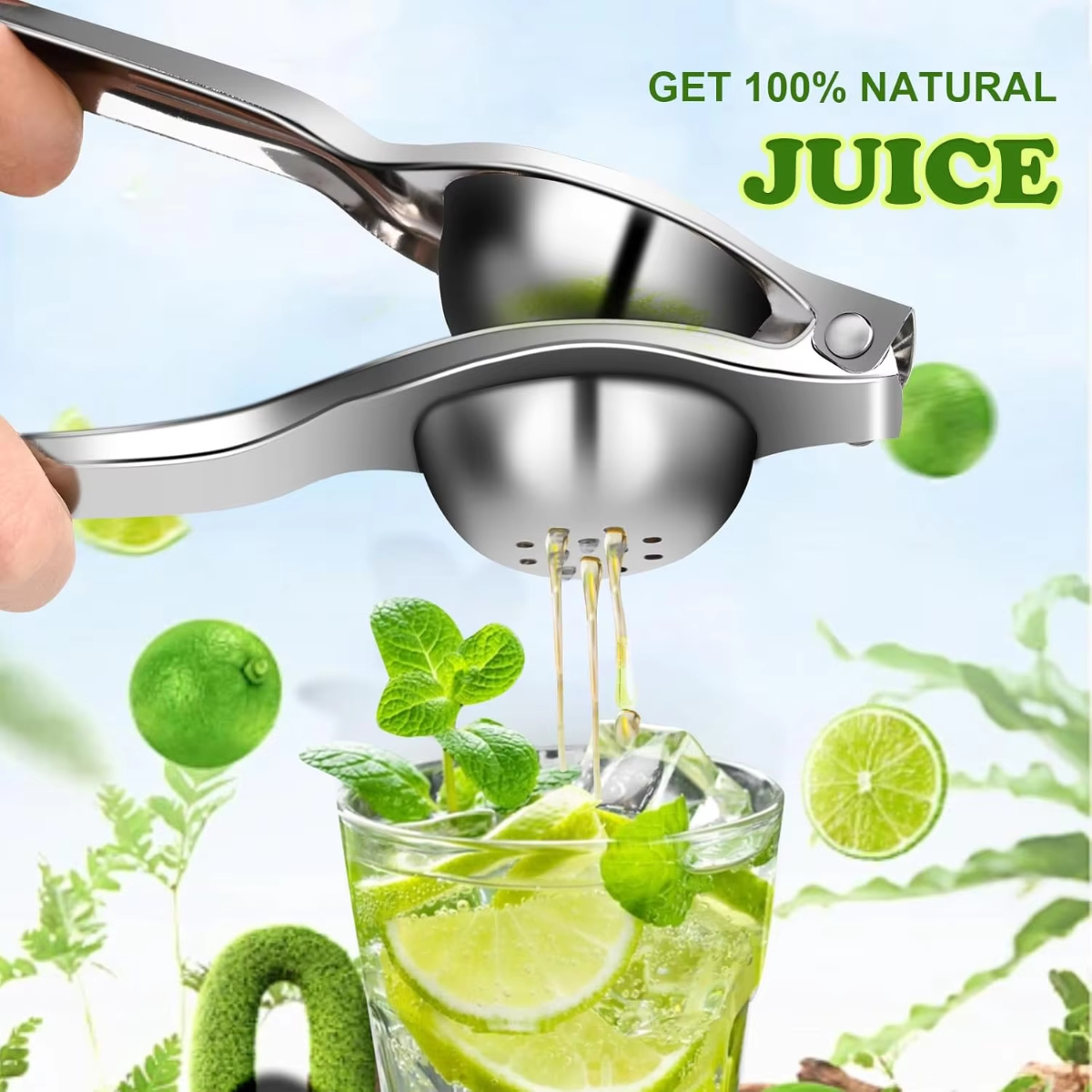 Citrus Lemon Squeezer - 1/2/3pcs Stainless Steel Lemon Squeezer Manual