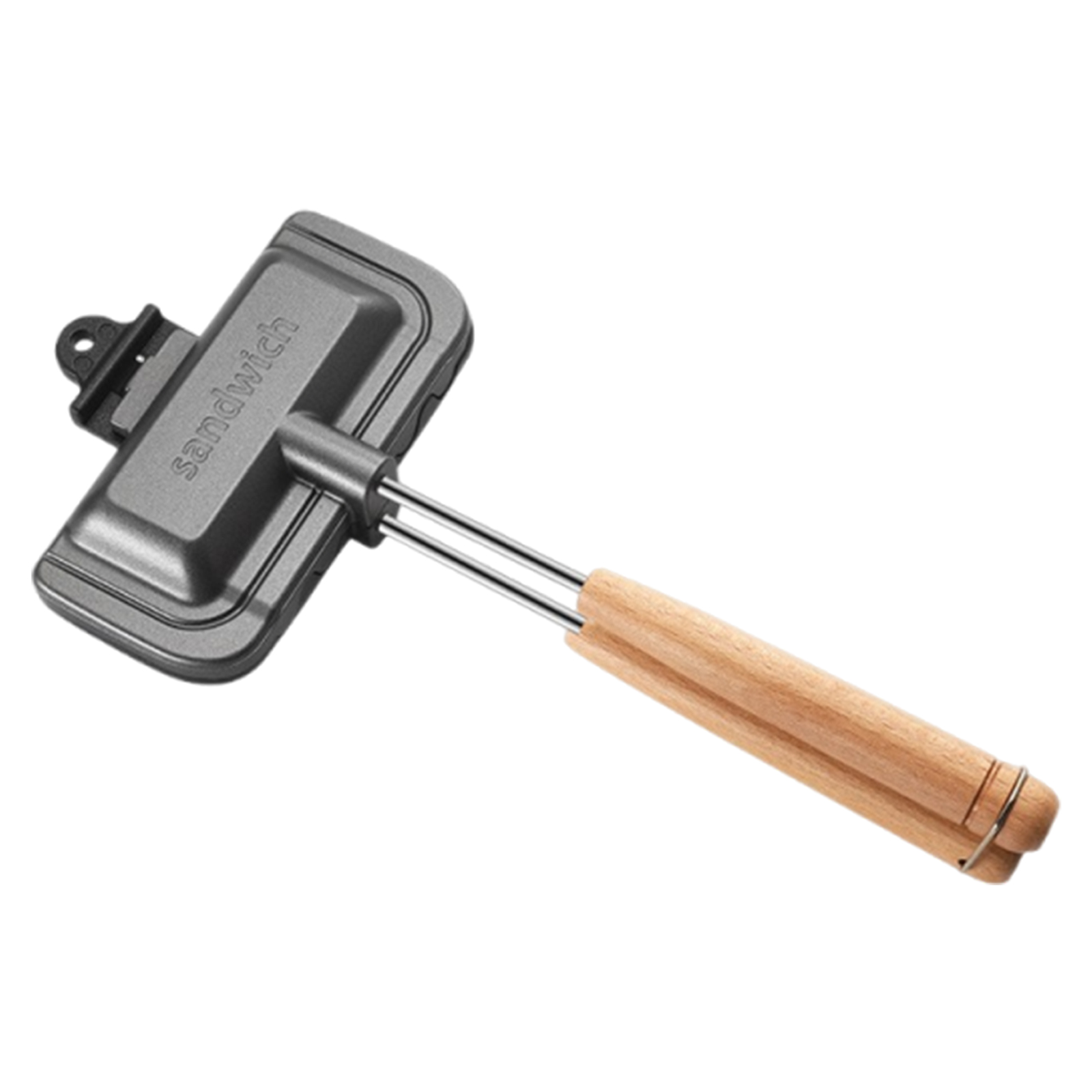Breakfast Sandwich Maker - Cast Iron Sandwich Maker with Non-Stick
