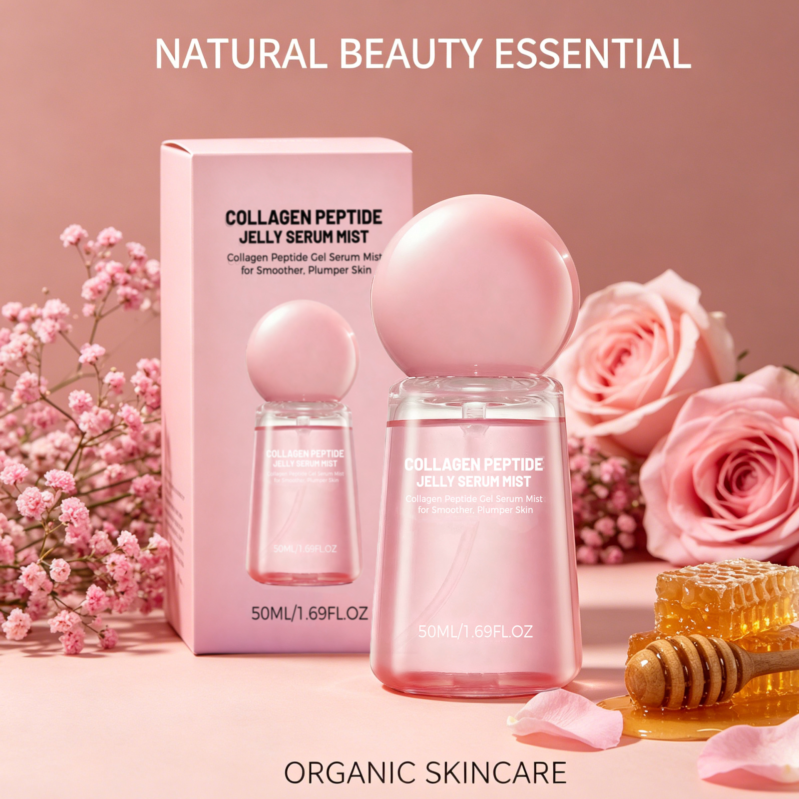 Oil Mister Spray Bottle - Collagen Peptide Jelly Serum Mist Hydrating