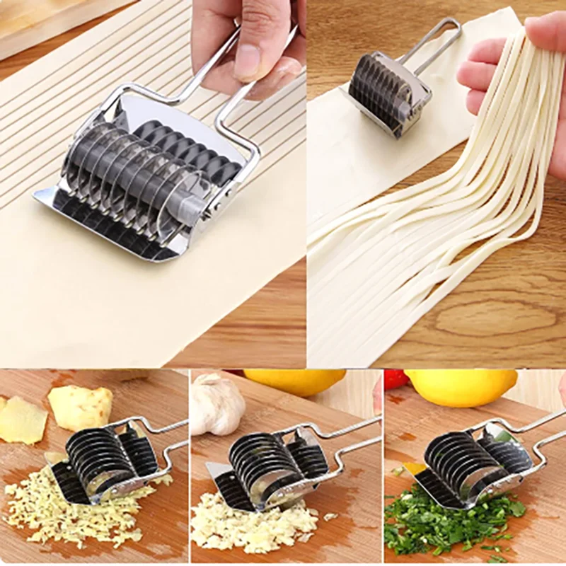 Spiralizer Vegetable Noodle - Stainless Steel Noodle Lattice Roller Dough