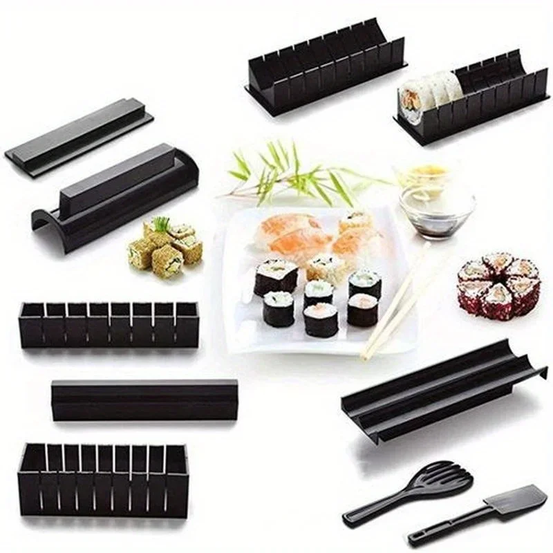 2026 10Pcs DIY Sushi Mold Kit  - Korean Kitchen Gadgets のレビューと価格