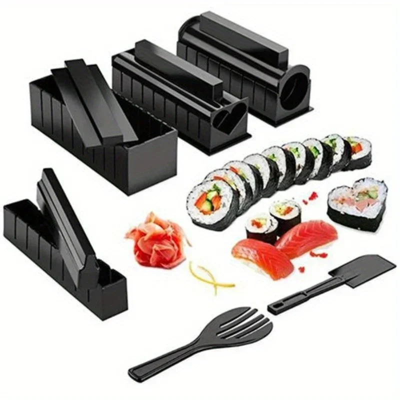 2026 10Pcs DIY Sushi Mold Kit  - Korean Kitchen Gadgets のレビューと価格