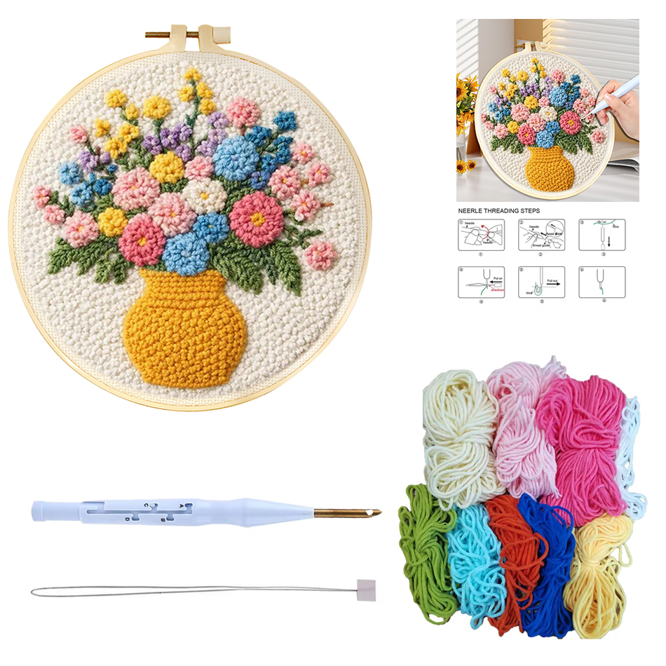 DIY Punch Needle Kits for Begi - Kitchen Gadgets Crossword のレビューと価格