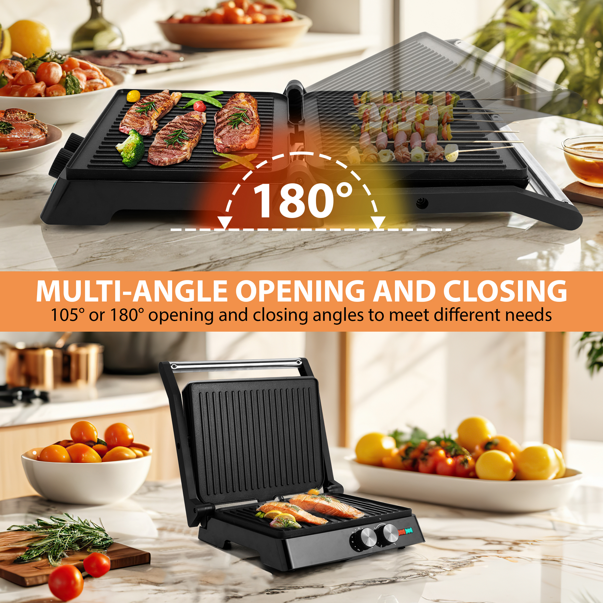 Electric Sandwich Maker Grill  - Breakfast Sandwich Maker のレビューと価格