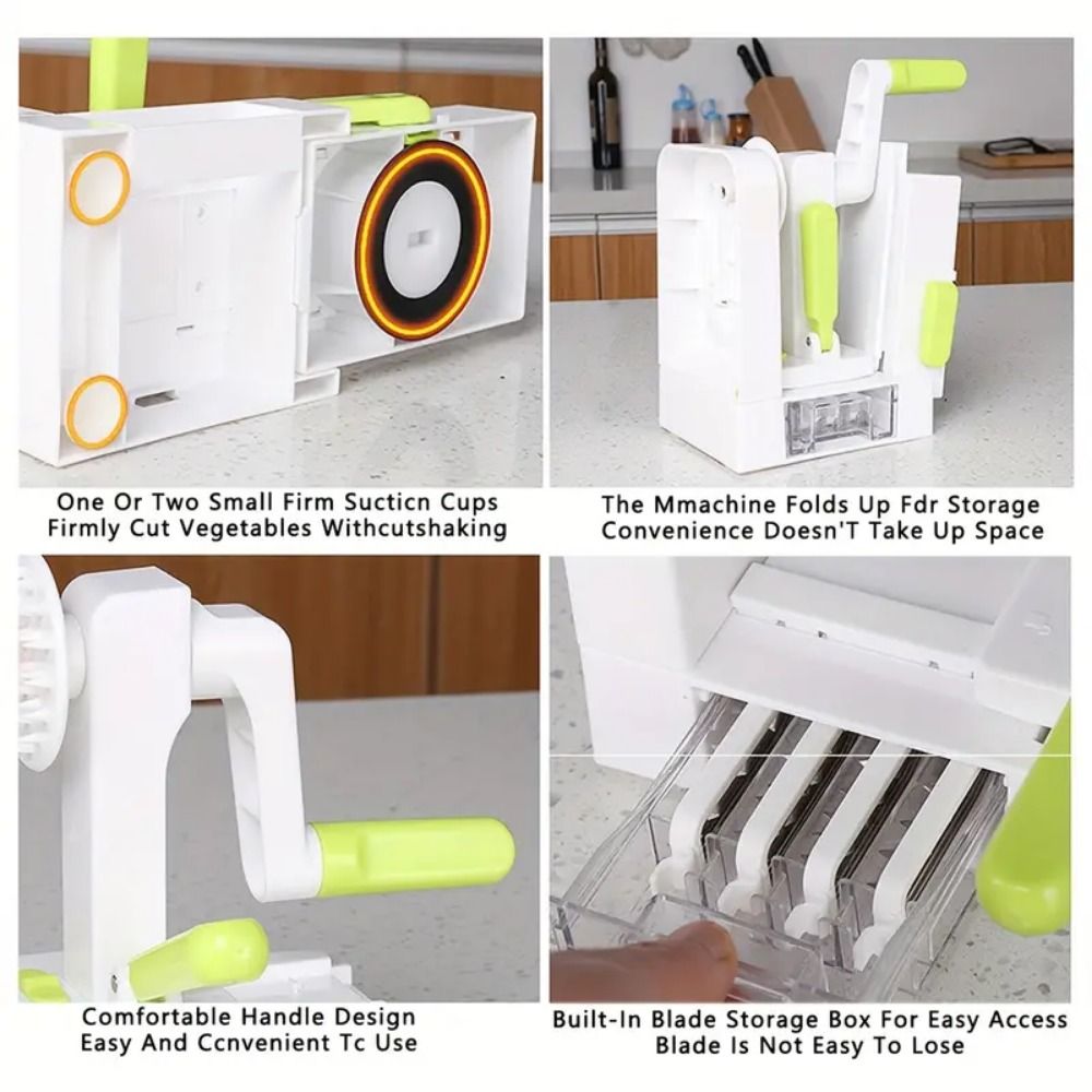 4 Blades Vegetable Spiralizer  - Spiralizer Vegetable Noodle のレビューと価格