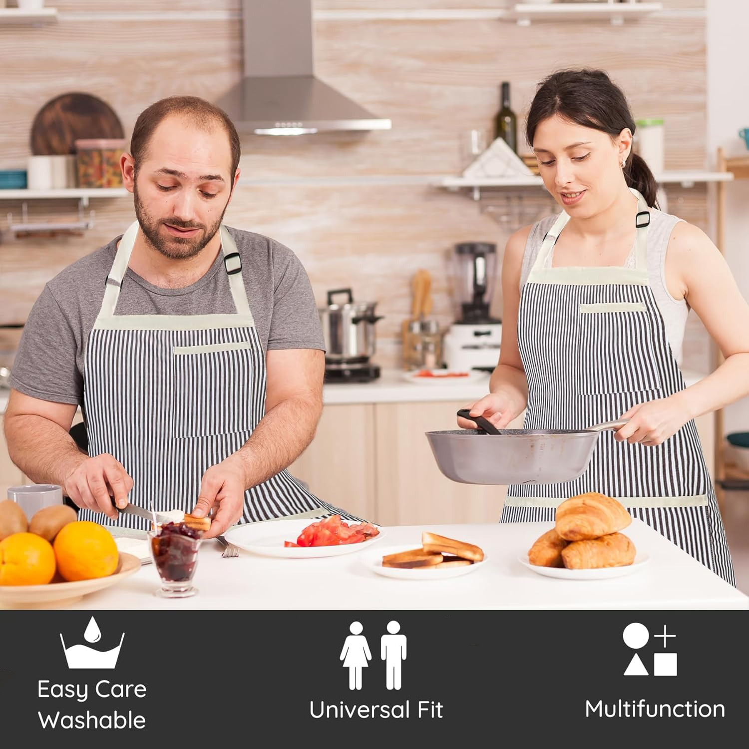 plus size 89cm Adjustable Apro - Korean Kitchen Gadgets のレビューと価格