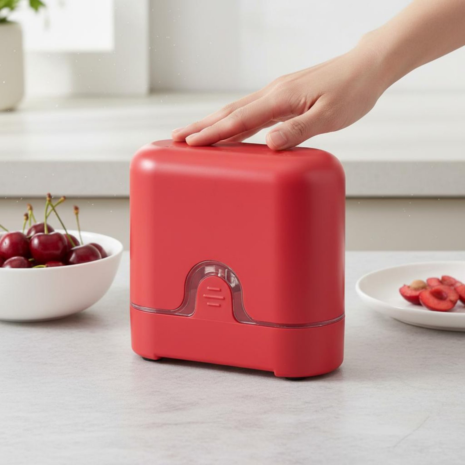 2-in-1 Cherry Pitter and Cutte - Kitchen Gadgets Usa のレビューと価格
