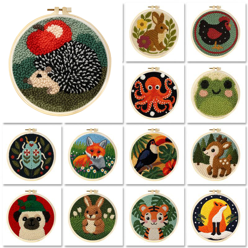 20x20cm Punch Needle Embroider - Kitchen Gadgets Crossword のレビューと価格