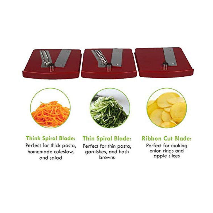 Hot sale Vegetable Spiral Thre - Spiralizer Vegetable Noodle のレビューと価格