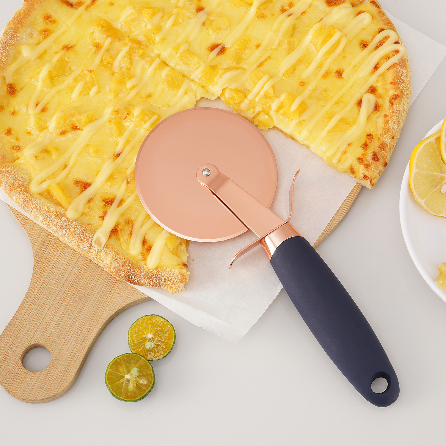 PizzaCutter Stainless Steel Pi - Pizza Stone Baking のレビューと価格