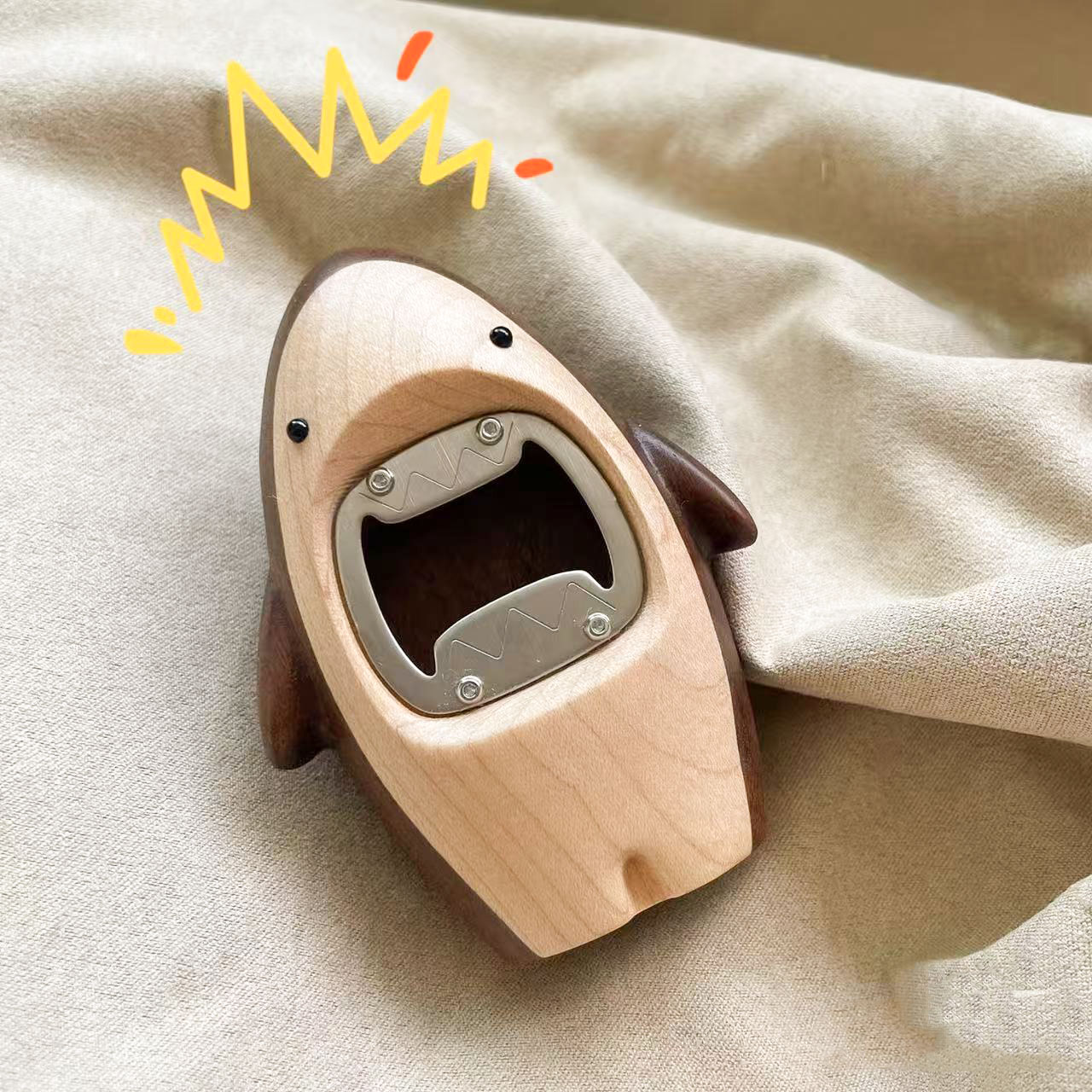 Creative Wooden Shark Bottle O - Kitchen Gadgets To Gift のレビューと価格