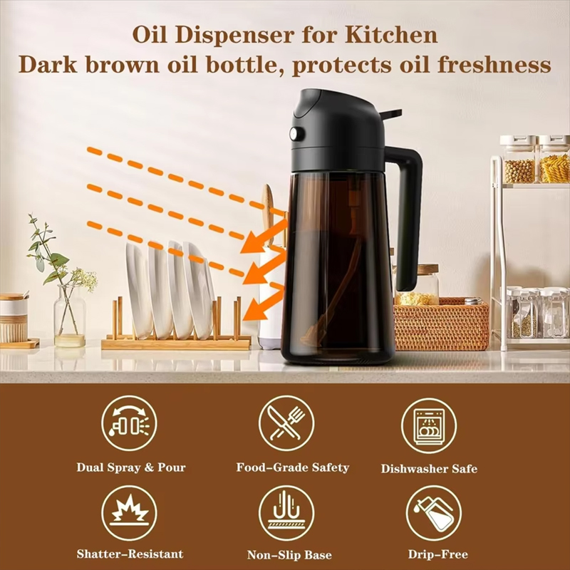 470ml Cooking Oil Sprayer Oil  - Oil Mister Spray Bottle のレビューと価格