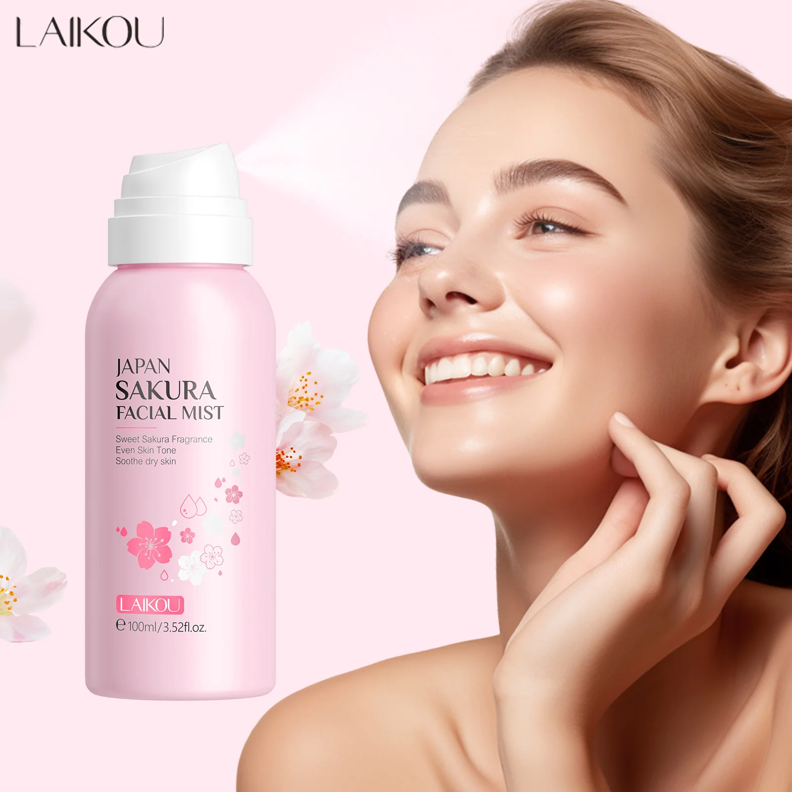 LAIKOU Sakura Facial Mist Brig - Oil Mister Spray Bottle のレビューと価格