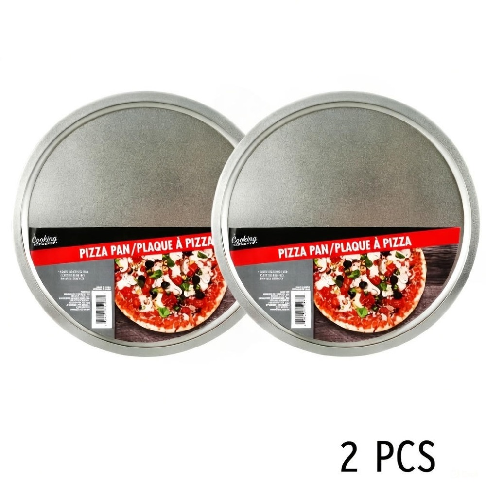 2 Pcs Of 12-Inch Round Nonstic - Pizza Stone Baking のレビューと価格
