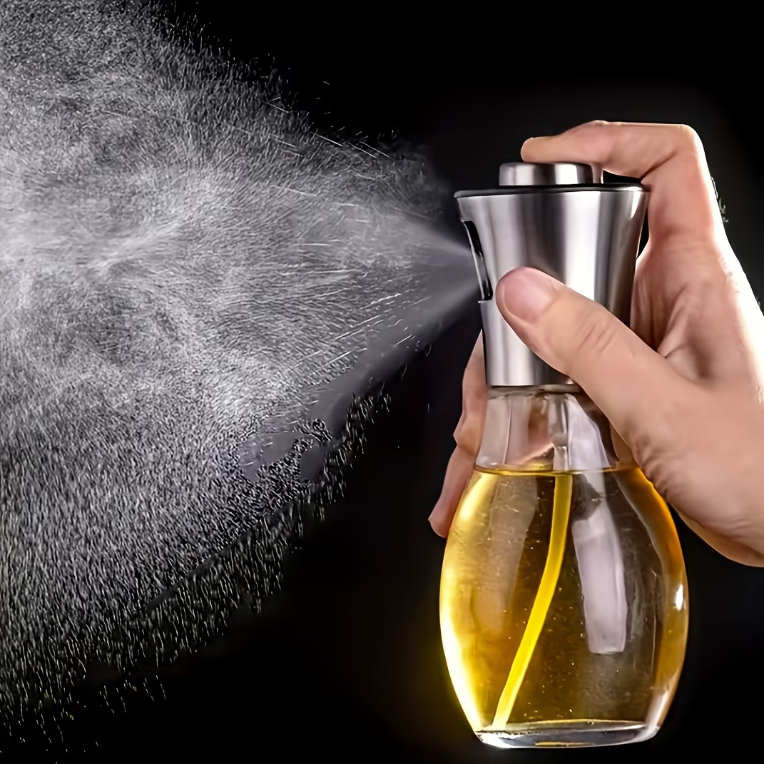 1Pc 200ml Stainless Steel Oil  - Oil Mister Spray Bottle のレビューと価格