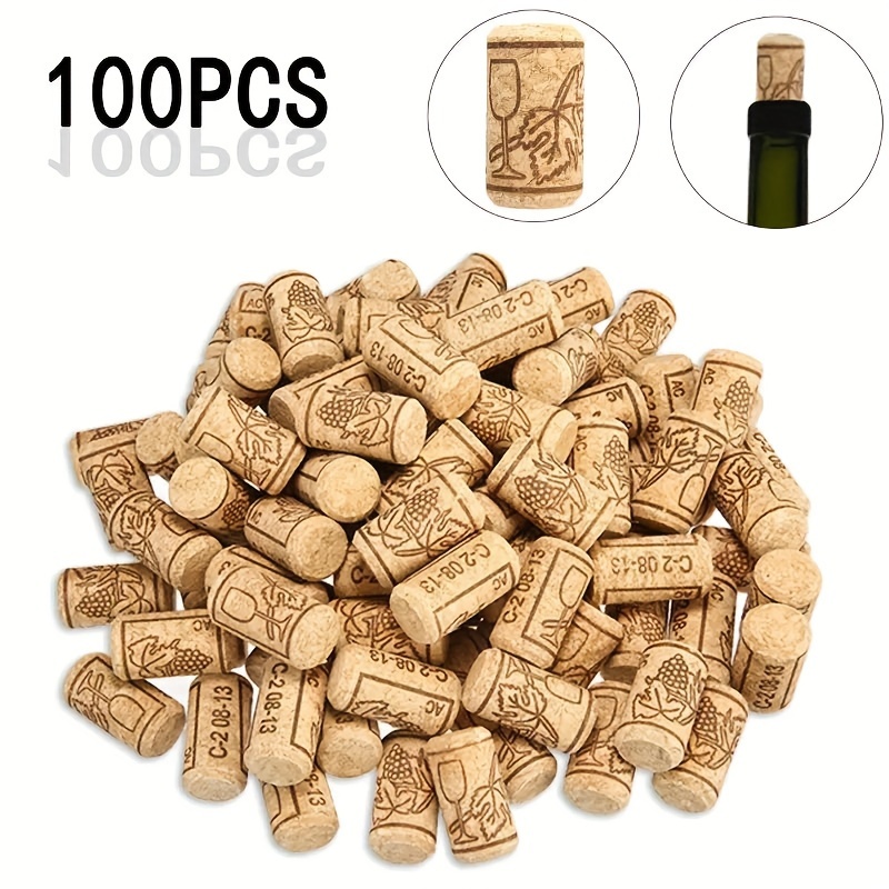 100pcs Wine Cork Stopper Natur - Kitchen Gadgets Worth Buying のレビューと価格