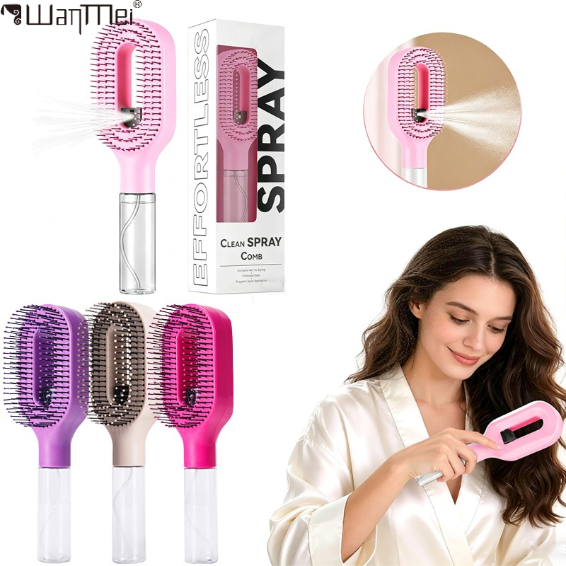 2 in 1 Sprayer Hairbrush Detan - Oil Mister Spray Bottle のレビューと価格