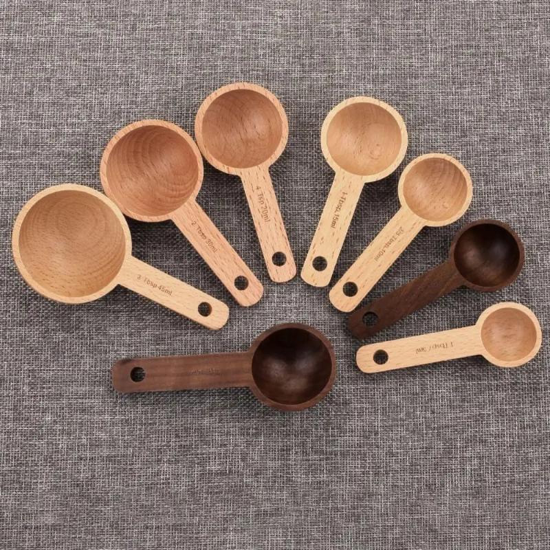 Wooden Measuring Spoon 7.5-45M - Kitchen Gadgets To Gift のレビューと価格