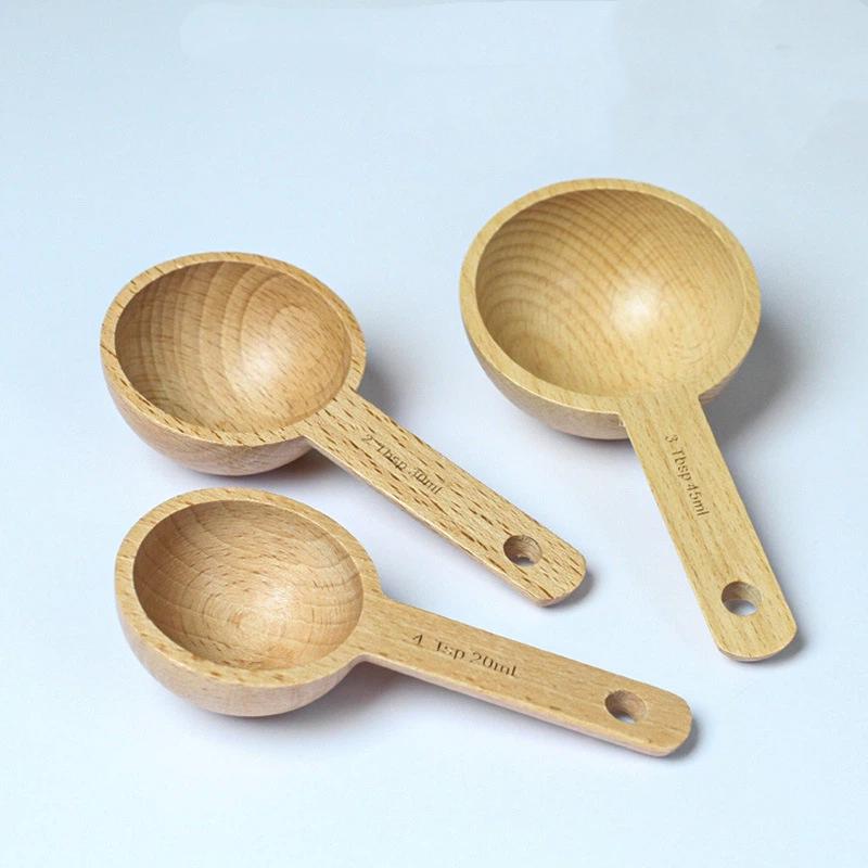 Wooden Measuring Spoon 7.5-45M - Kitchen Gadgets To Gift のレビューと価格