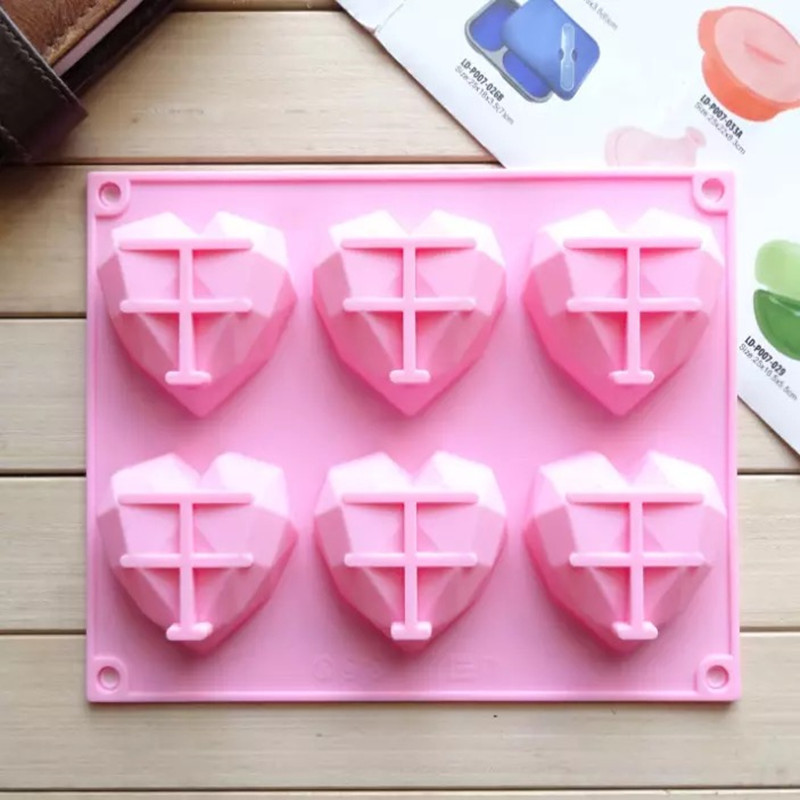 3D 6 Cavity Diamond Love Silic - Kitchen Gadgets Worth Buying のレビューと価格