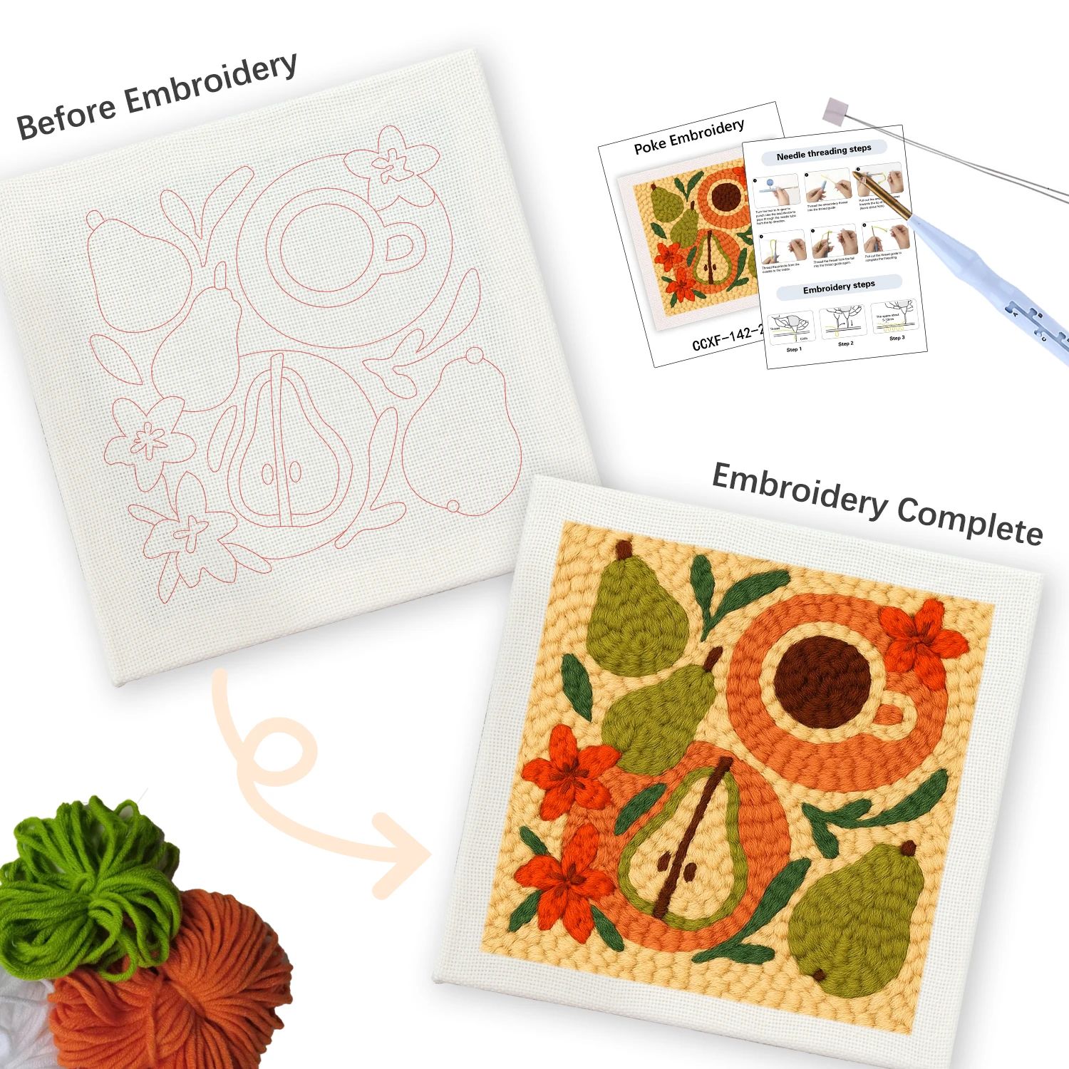 GATYZTORY Punch Needle Embroid - Kitchen Gadgets Crossword のレビューと価格