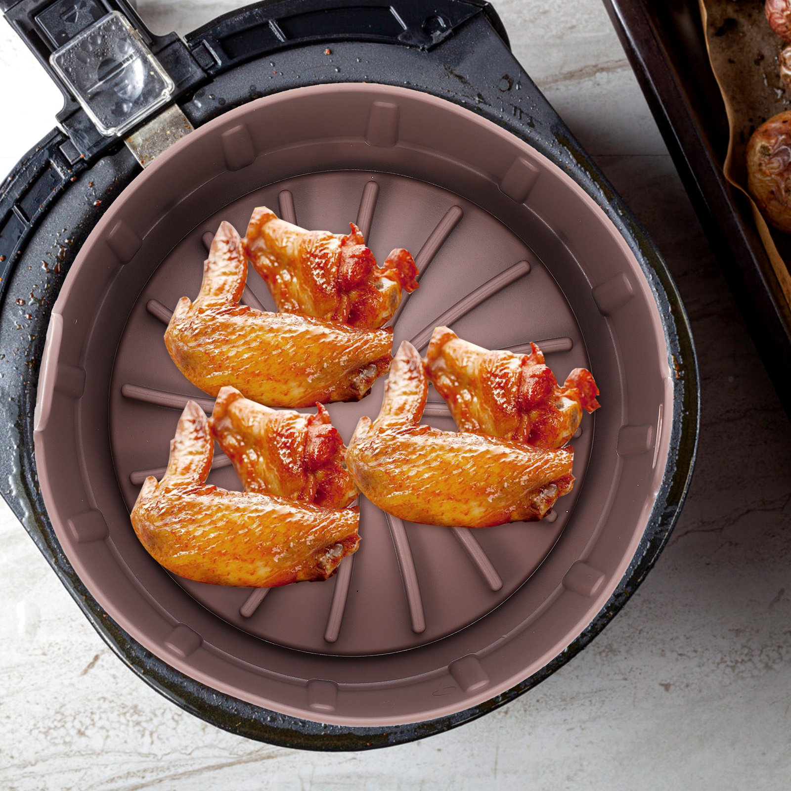 Food Grade Air Fryer Silicone  - Air Fryer Accessories のレビューと価格