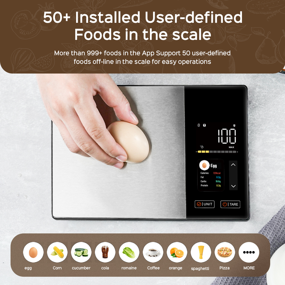 Smart Kitchen Scale Connects t - Digital Kitchen Scale のレビューと価格