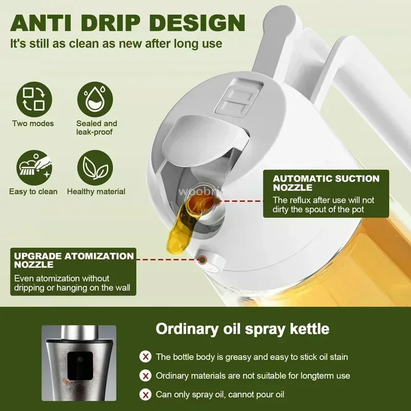 Multifunctional Oil Dispenser  - Oil Mister Spray Bottle のレビューと価格