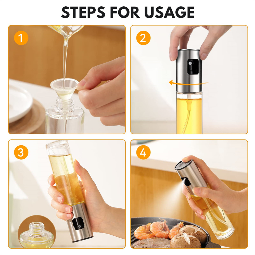 Glass Oil Sprayer for Cooking  - Oil Mister Spray Bottle のレビューと価格