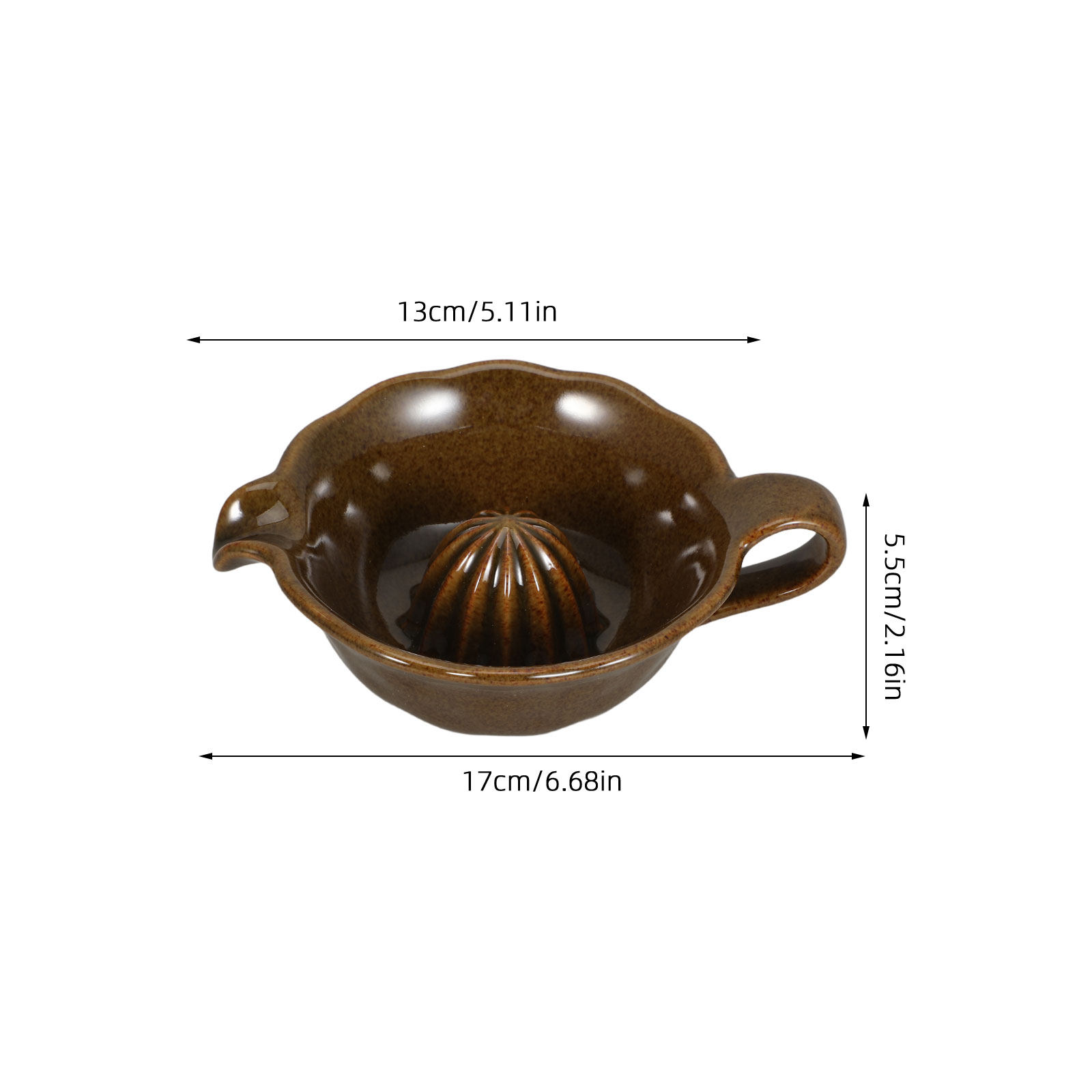 Ceramic Hand Juicer 200Ml Manu - Citrus Lemon Squeezer のレビューと価格