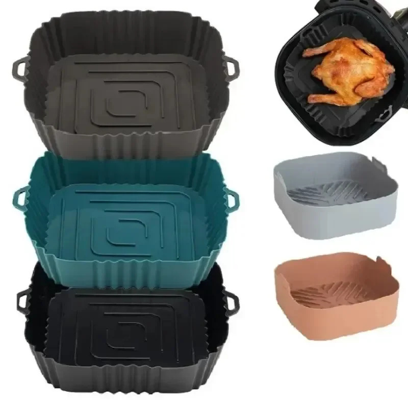1PC Silicone Air Fryer Basket, - Air Fryer Accessories のレビューと価格