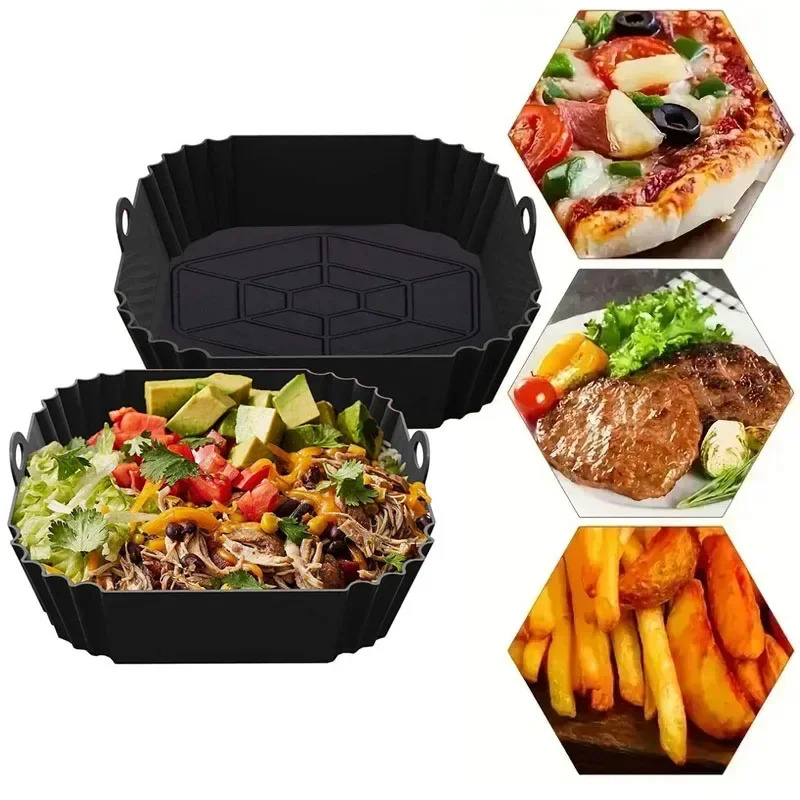 1PC Silicone Air Fryer Basket, - Air Fryer Accessories のレビューと価格
