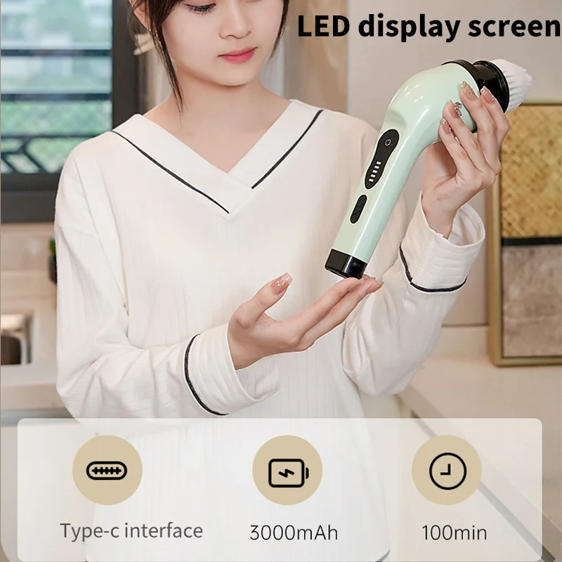 9-in-1 Electric Cleaning Brush - Kitchen Gadgets Useful のレビューと価格