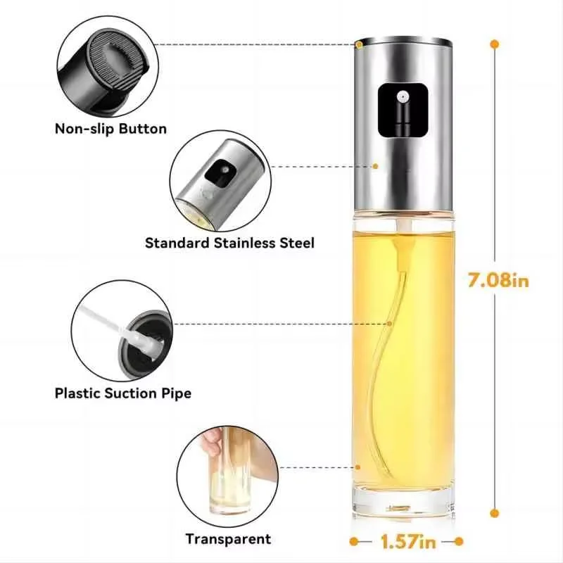 Glass Oil Sprayer for Cooking  - Oil Mister Spray Bottle のレビューと価格