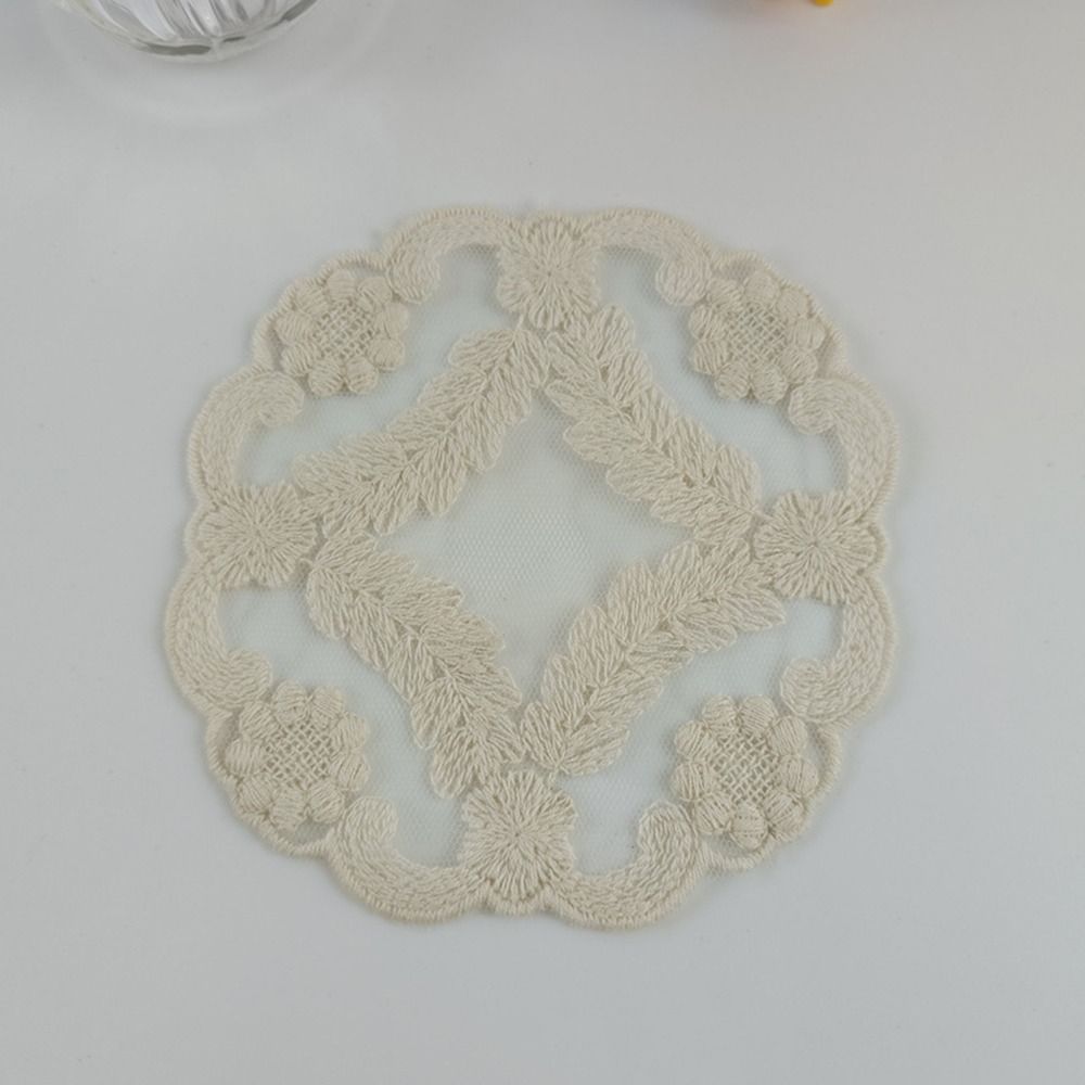 Napkin Lace Embroidered Coaste - Korean Kitchen Gadgets のレビューと価格