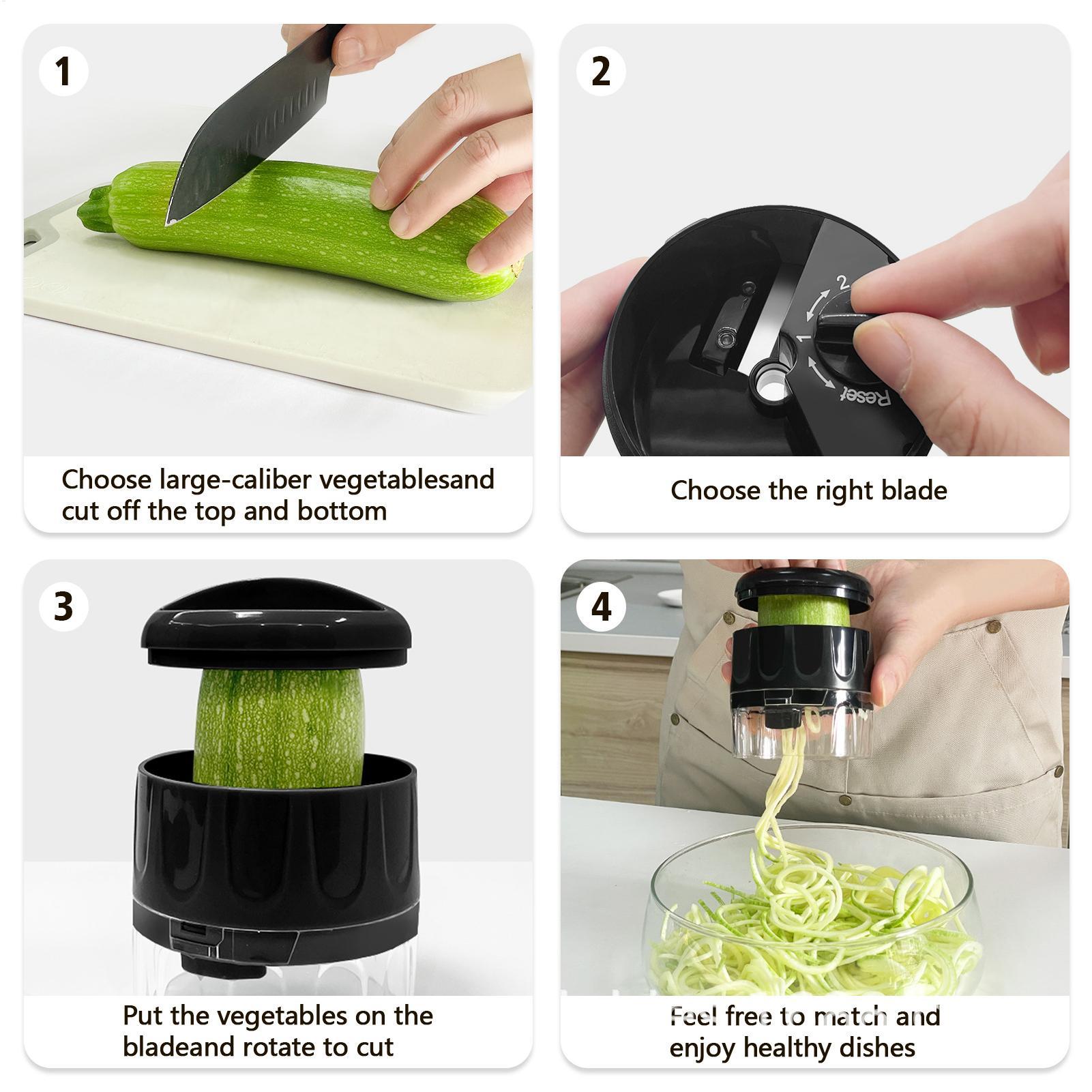 Zucchini Spiralizer Noodle Mak - Spiralizer Vegetable Noodle のレビューと価格