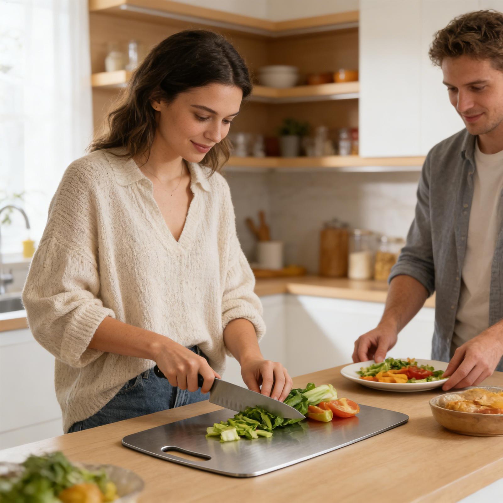 Stainless Steel Cutting Board  - Kitchen Gadgets Usa のレビューと価格