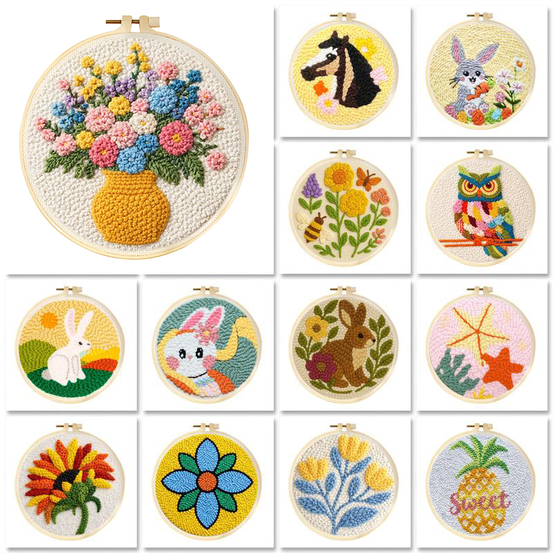 DIY Punch Needle Kits Cute Ani - Kitchen Gadgets Crossword のレビューと価格