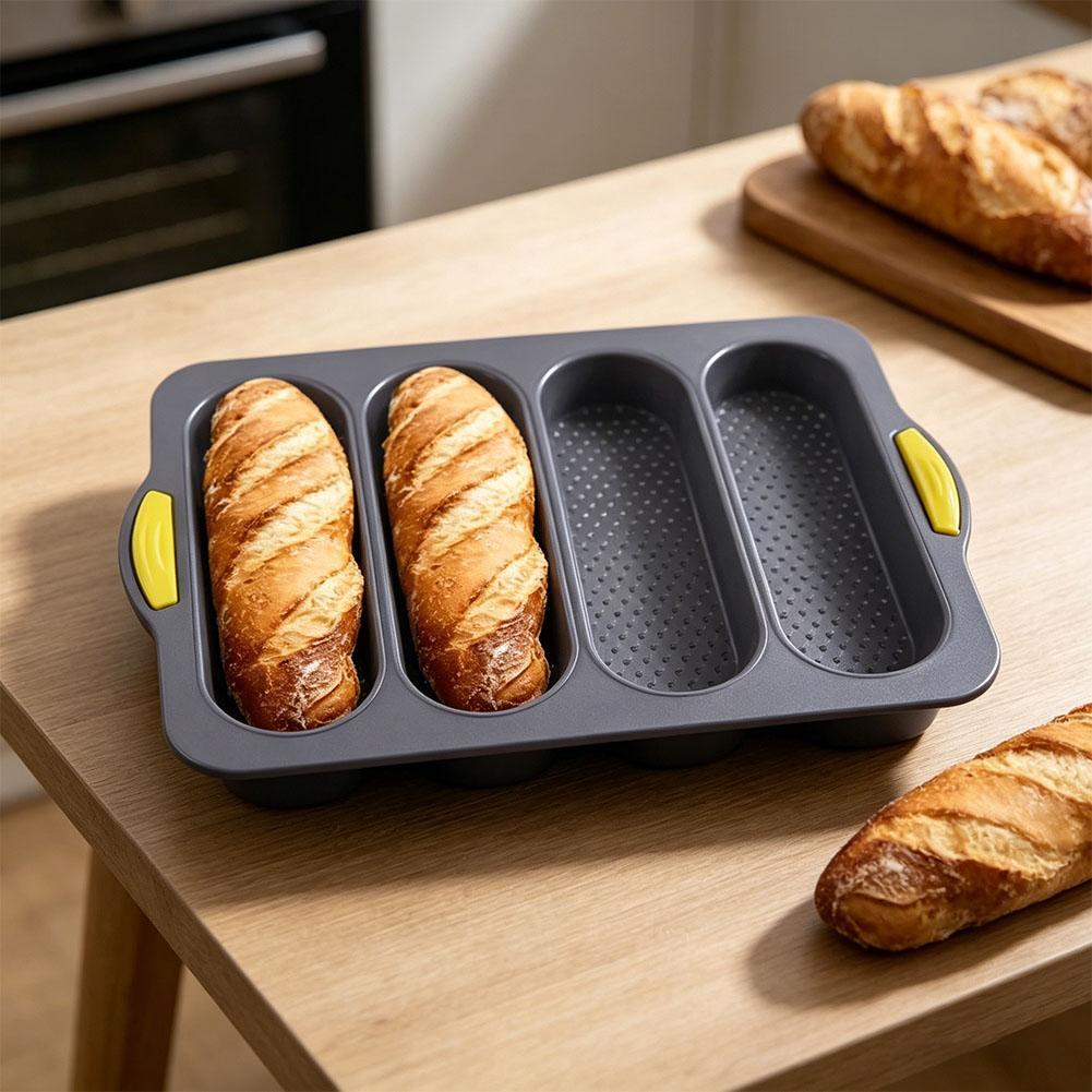 4-cavity Silicone Bread Loaf P - Kitchen Gadgets Worth Buying のレビューと価格