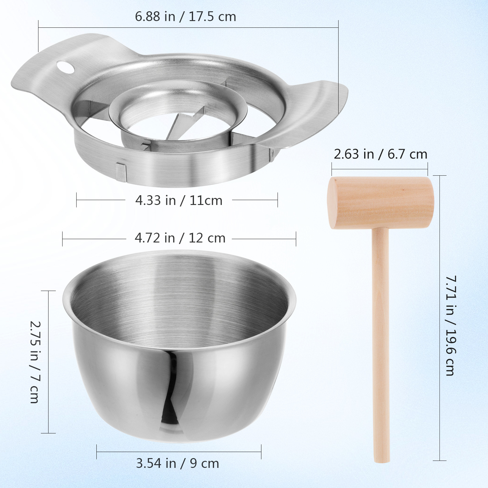 1 set 1 Set Stainless Steel Po - Kitchen Gadgets Usa のレビューと価格