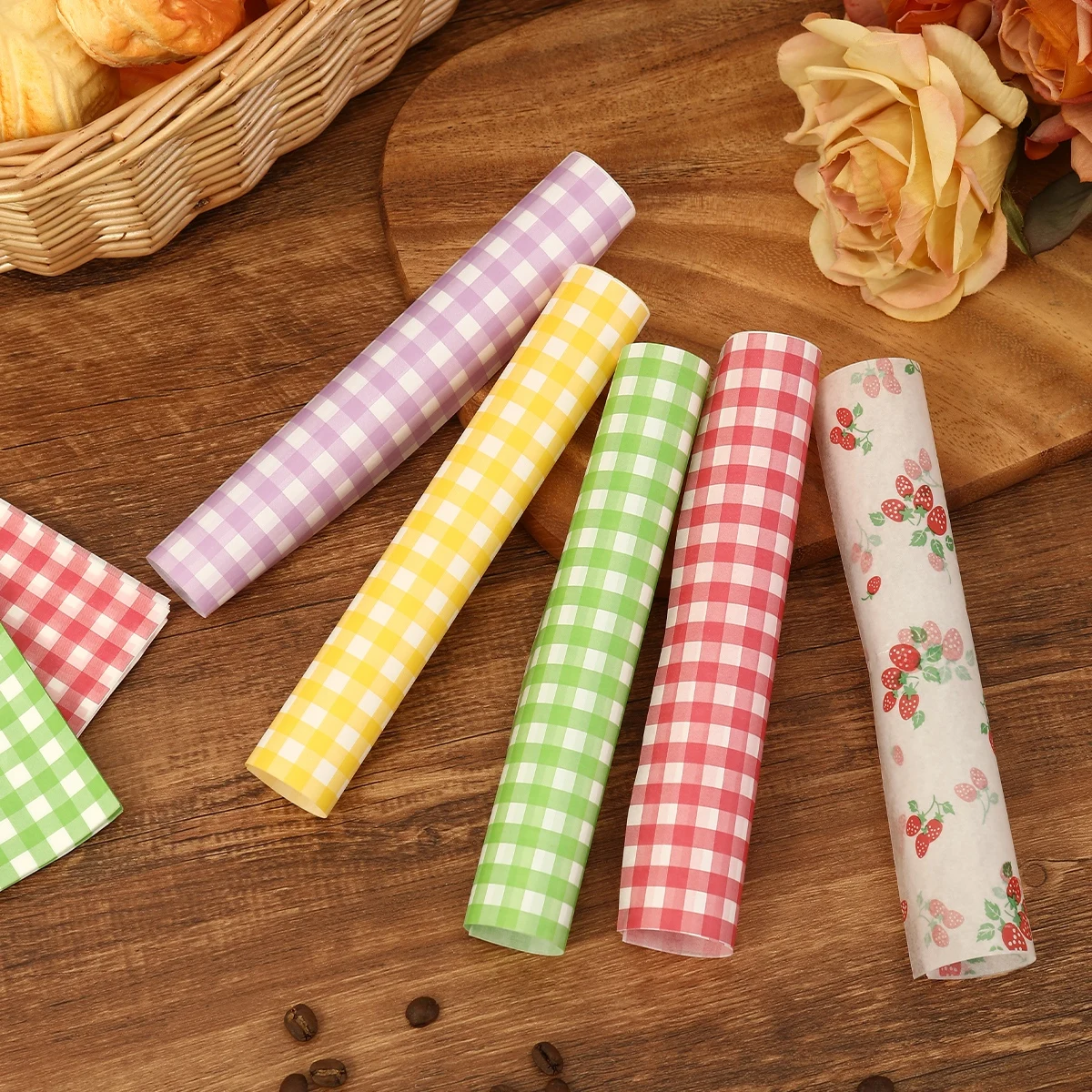50Pcs Oilproof Wrapping Paper  - Kitchen Gadgets To Gift のレビューと価格