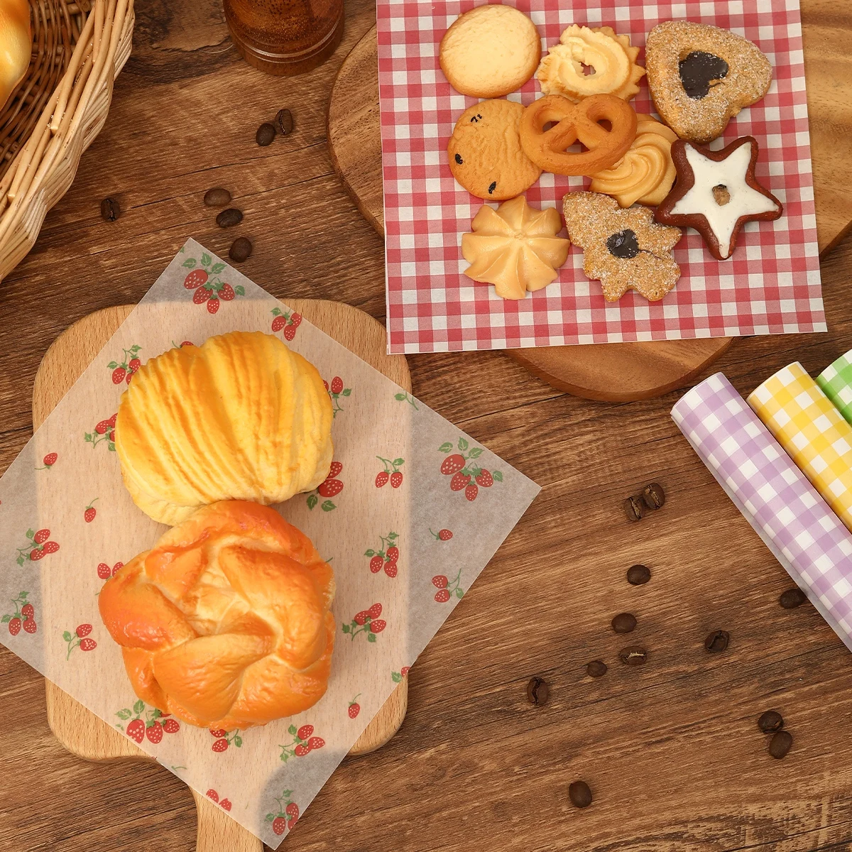 50Pcs Oilproof Wrapping Paper  - Kitchen Gadgets To Gift のレビューと価格