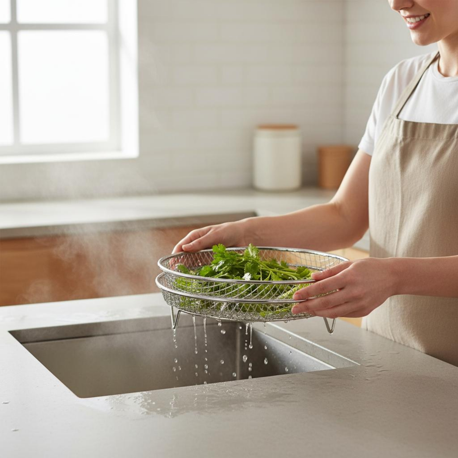 Mesh Draining Rack Rust Resist - Air Fryer Accessories のレビューと価格