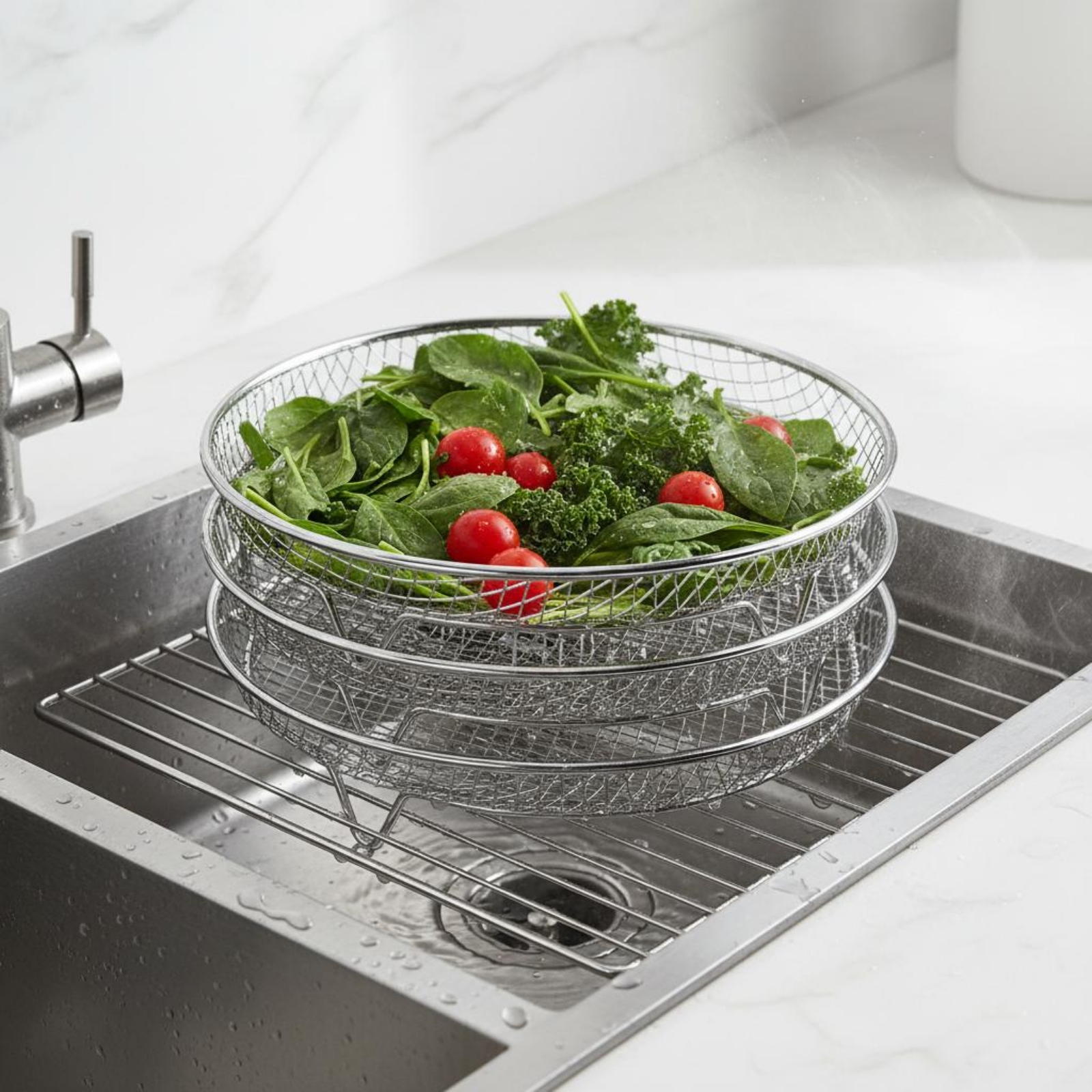 Mesh Draining Rack Rust Resist - Air Fryer Accessories のレビューと価格