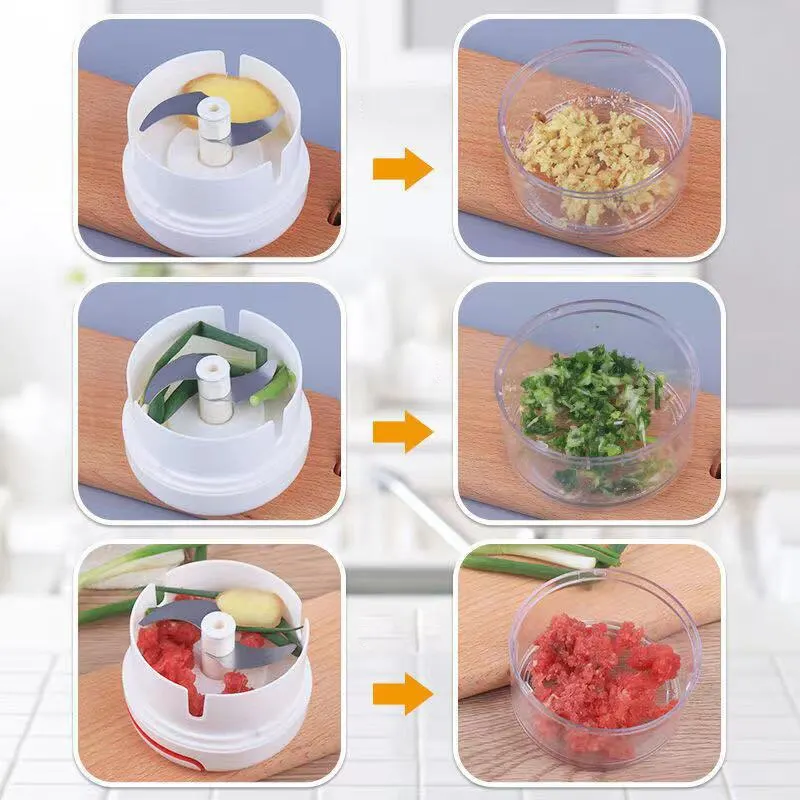 Plastic Garlic Crusher Press V - Kitchen Gadgets Useful のレビューと価格