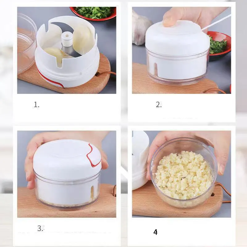 Plastic Garlic Crusher Press V - Kitchen Gadgets Useful のレビューと価格