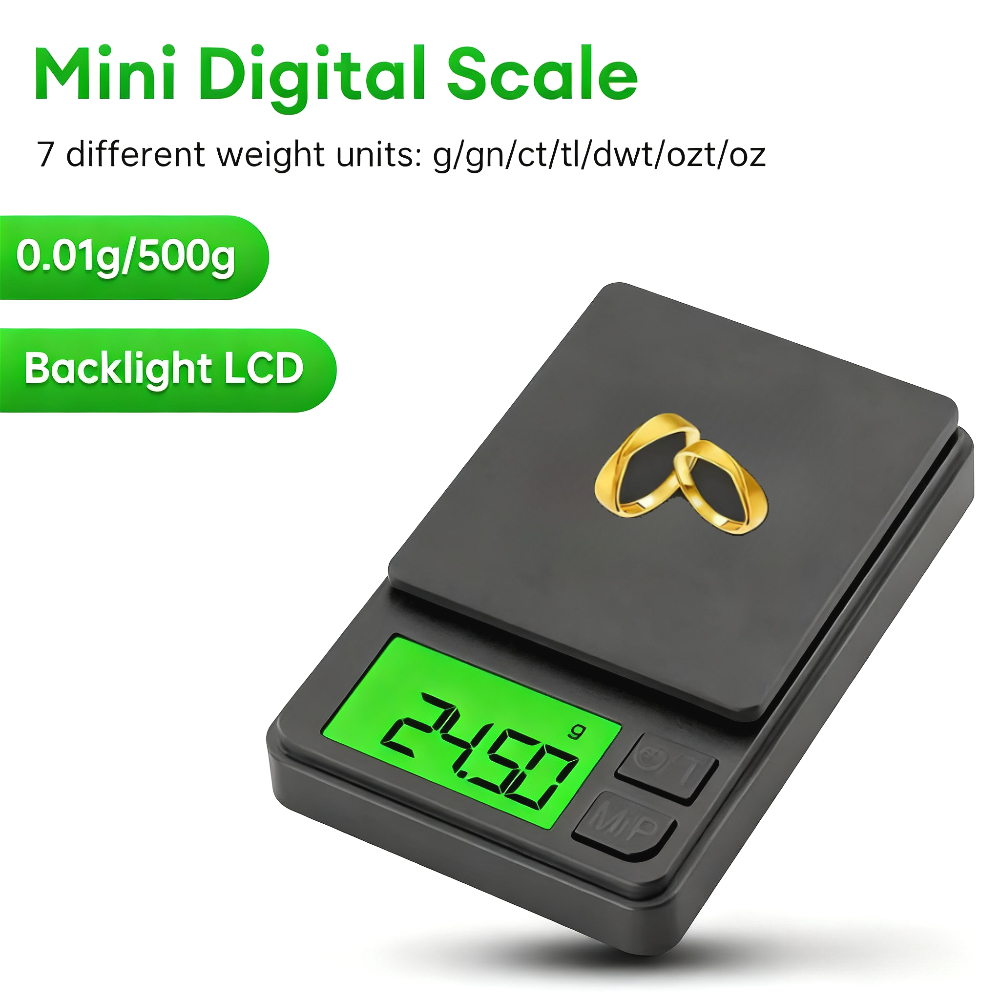 200/500/1000g 0.01g mini digit - Digital Kitchen Scale のレビューと価格