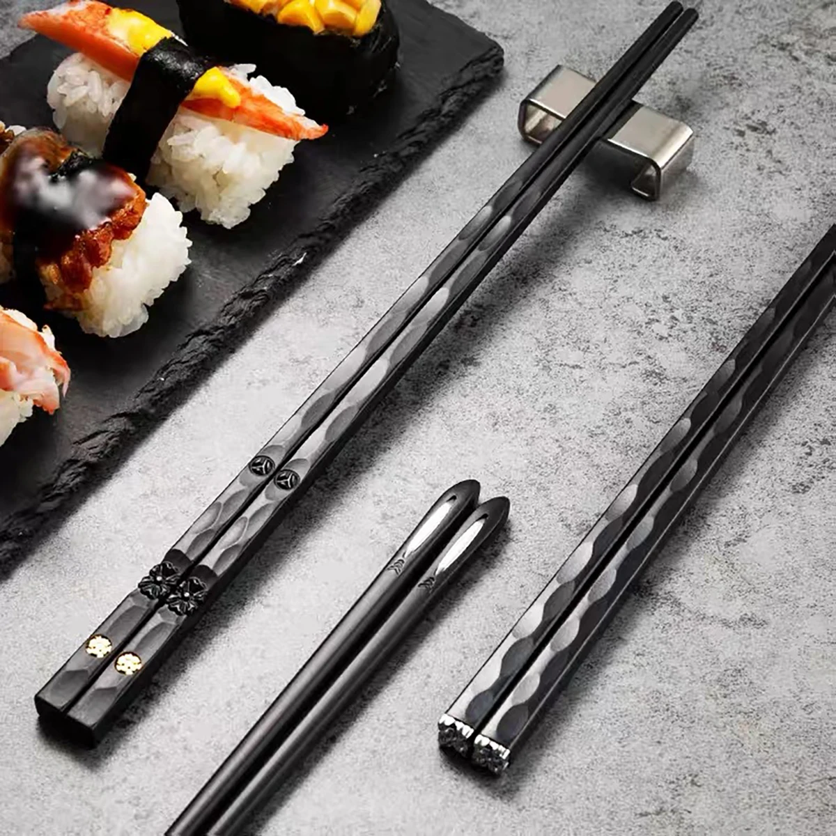 5 Pairs Japanese Chopsticks Su - Korean Kitchen Gadgets のレビューと価格